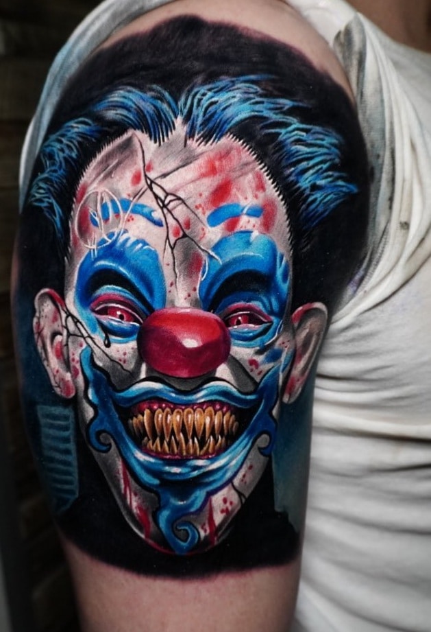What do clown tattoos mean