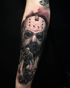 Jason Voorhees tattoo