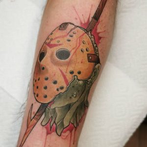 Jason Voorhees tattoo