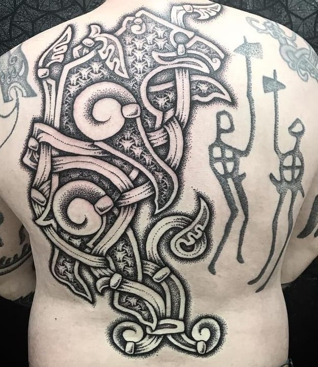Traditional norse tattoo designs