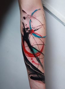 Watercolor Abstract Tattoos