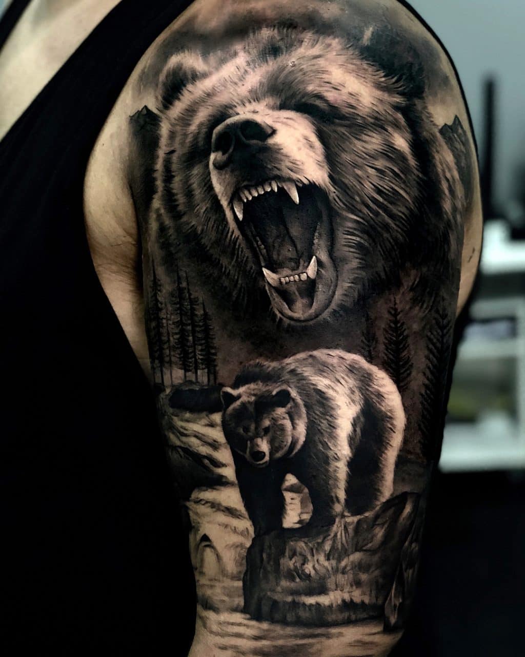 Bear Tattoos Explained Meanings Symbolism More