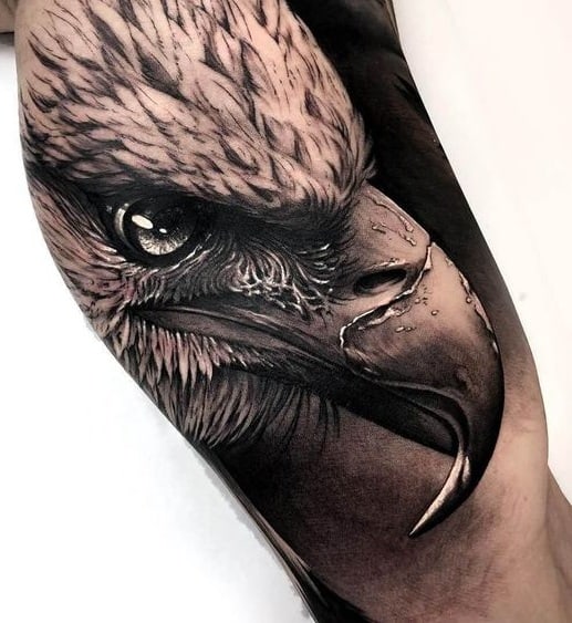 Realistic Eagle Tattoo