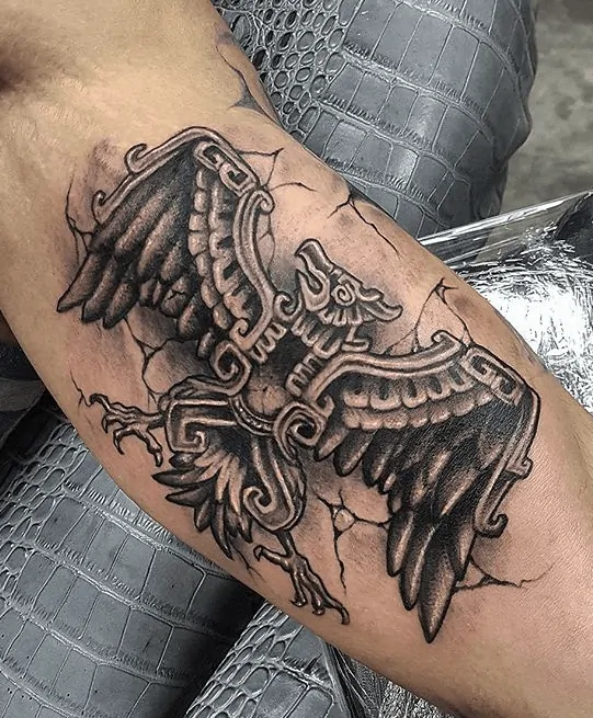 Татуировка ацтекского орла