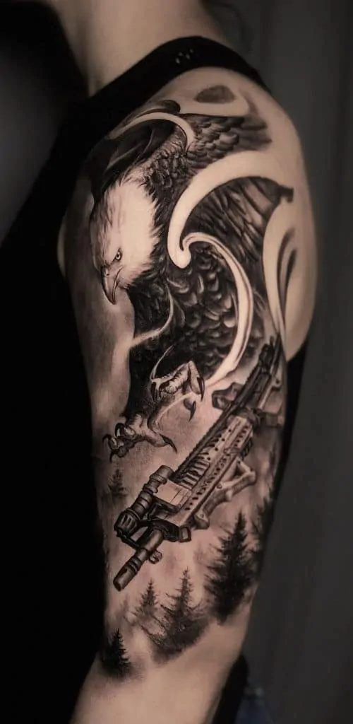 Татуировка Белоголовый Орлан