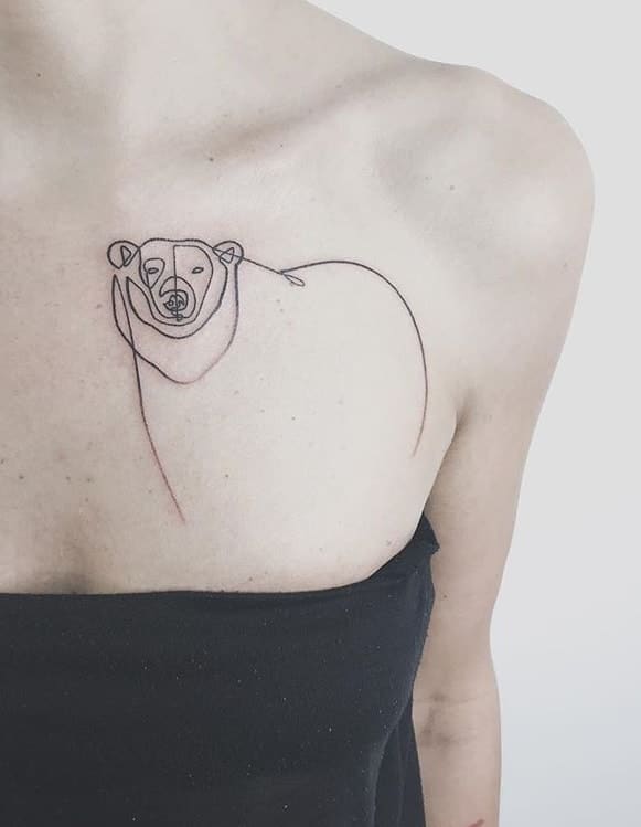Bear Tattoos For Women