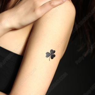 shamrock trevo temporary tatuagem t015 celtic folhas tatovering quadrifoglio tatuaggio polso trifoglio scentofobsession tattooshunt