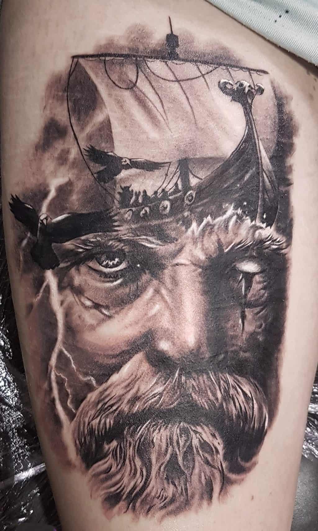Odin Tattoos: Meanings, Symbols, Tattoo Designs & Ideas