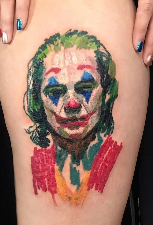 Contemporary Joker Tattoo