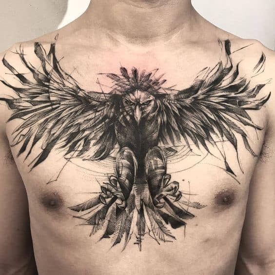 Eagle Sketch Tattoo
