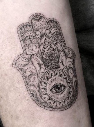 Eye of Hamsa Tattoo