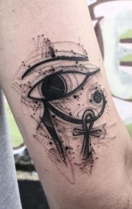Eye of Horus Sketch Tattoo