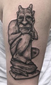 Gargoyle Statue Tattoo