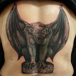 Gargoyle Tattoo on Back