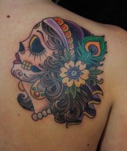 Gypsy Sugar Skull Tattoo