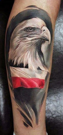 Illustrative Eagle Tattoo