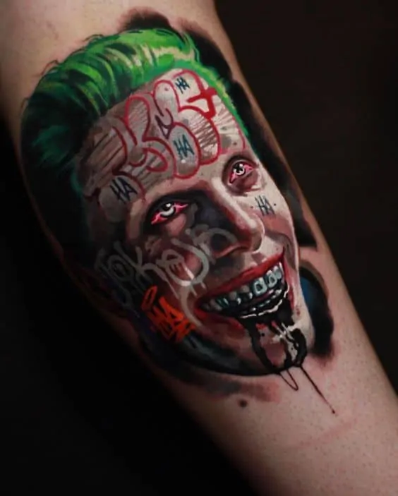 Illustrative Joker Tattoo