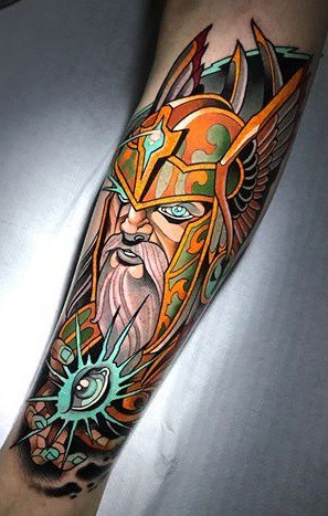 Illustrative Odin Tattoo