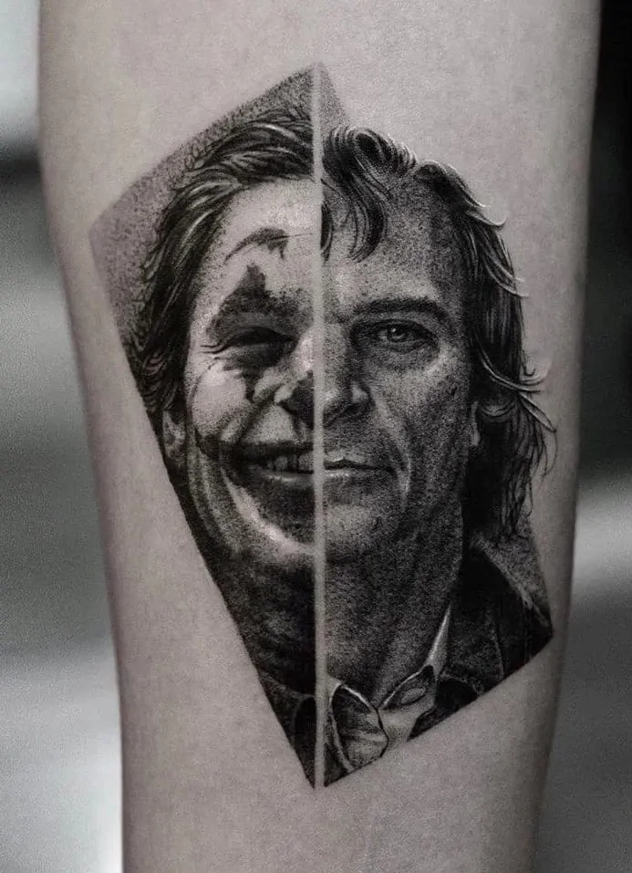 Joaquin Phoenix Joker Tattoo