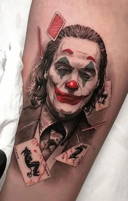 Joker Card Tattoo Meaning Exploring The Scary Design