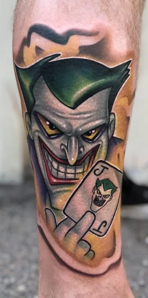 Joker Tattoo Card