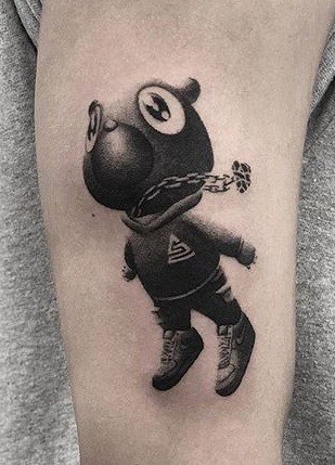 Kanye Bear Tattoo