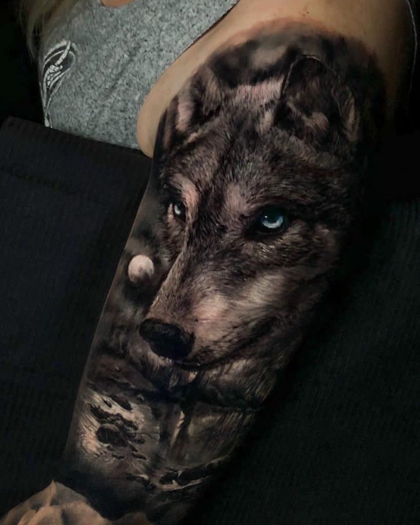 Lone Wolf Tattoo