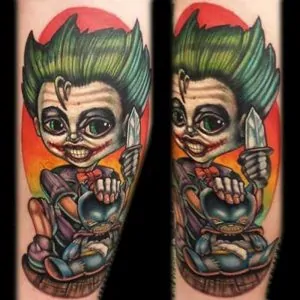 New School Joker Tattoo