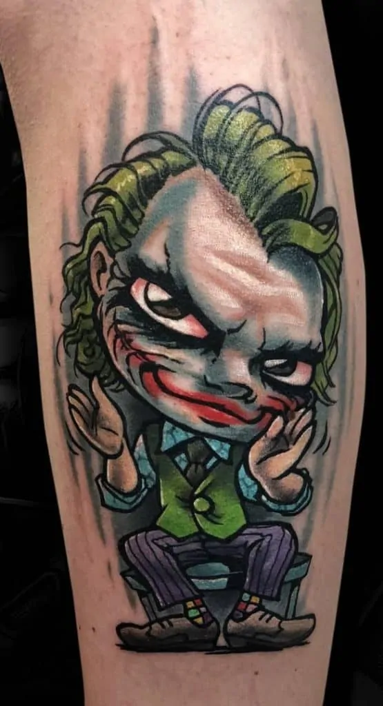 New School Joker Tattoo