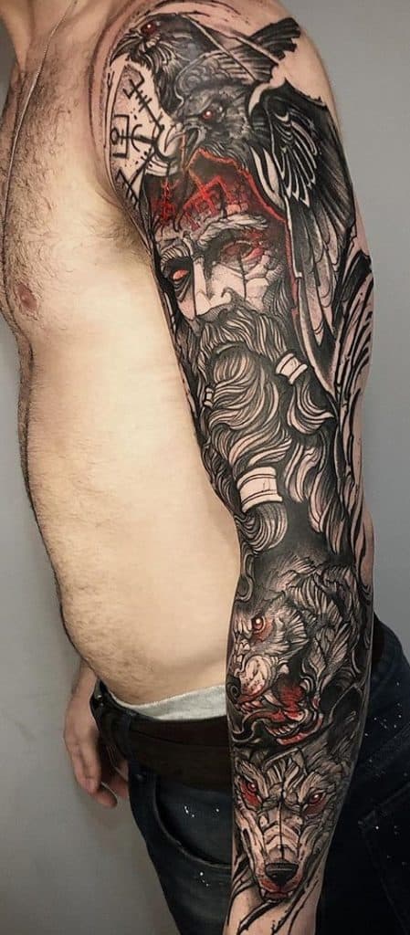Odin Tattoos: Meanings, Symbols, Tattoo Designs & Ideas