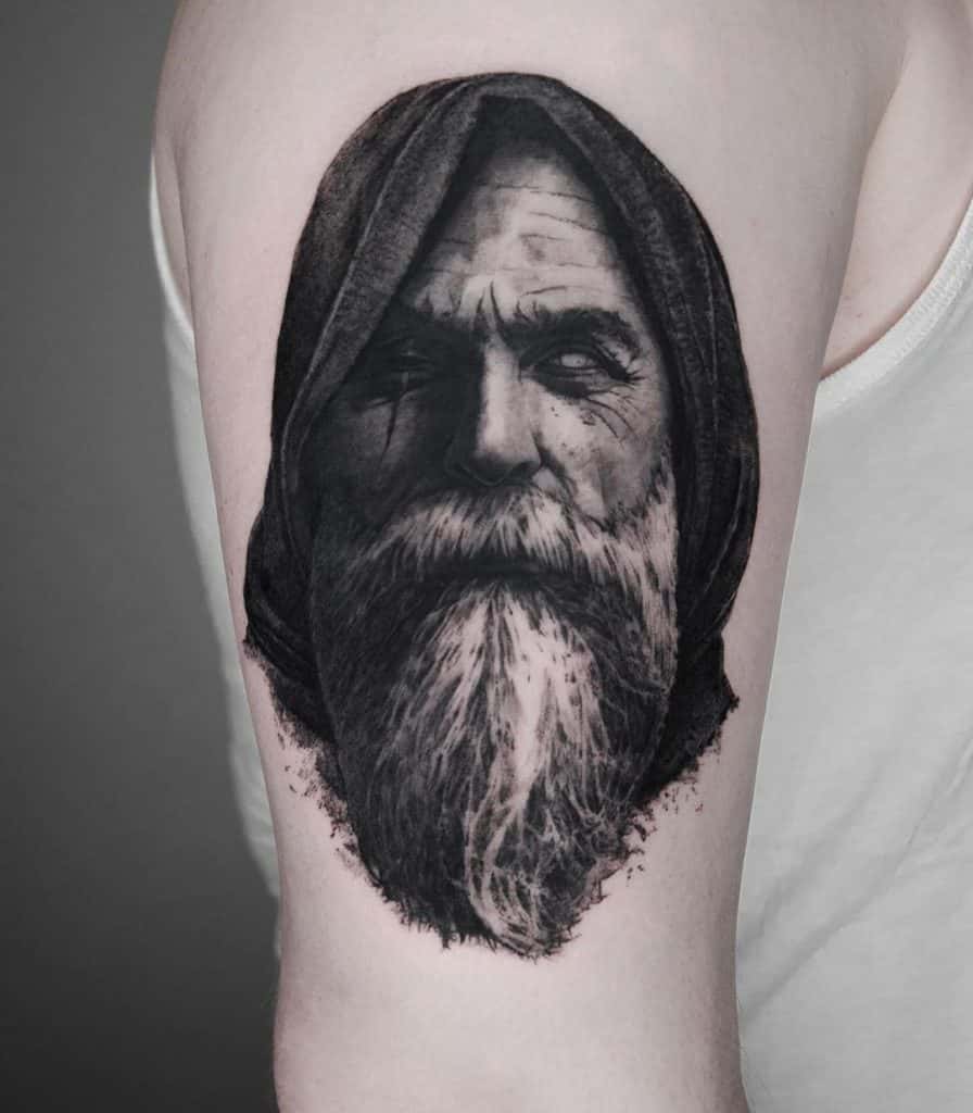 One-eyed Odin Tattoo