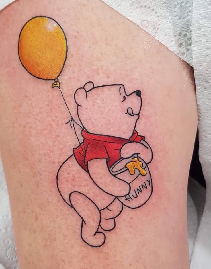 Pooh Bear Tattoo