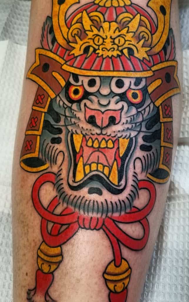 Samurai Tiger Tattoo