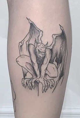 Simple Gargoyle Tattoo