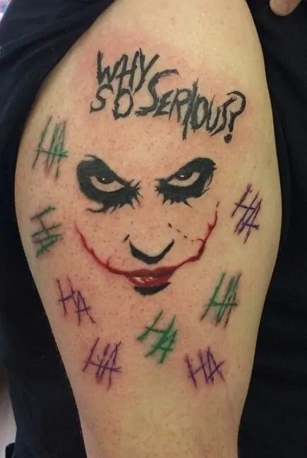 Simple Joker Tattoo
