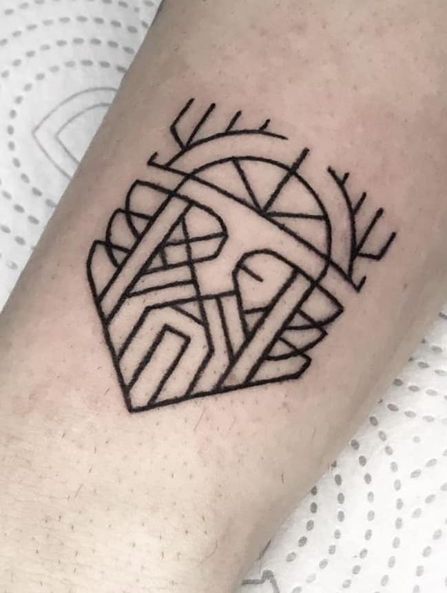 Simple Odin Tattoo