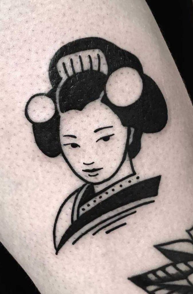 Small Geisha Tattoo