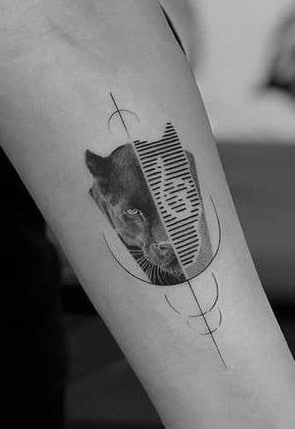 Small Panther Tattoo