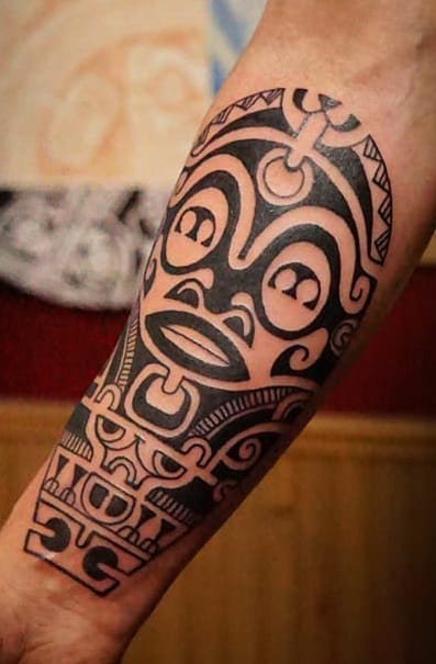 Tribal Tattoo on Forearm