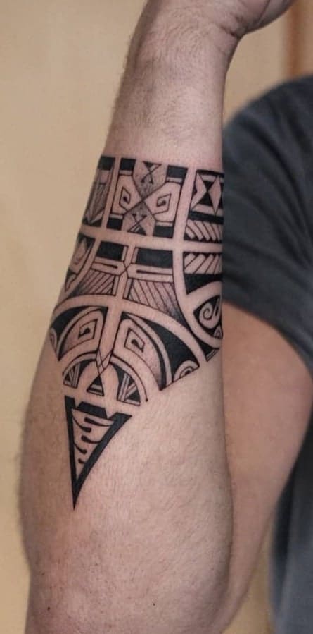 Tribal Tattoo on Forearm