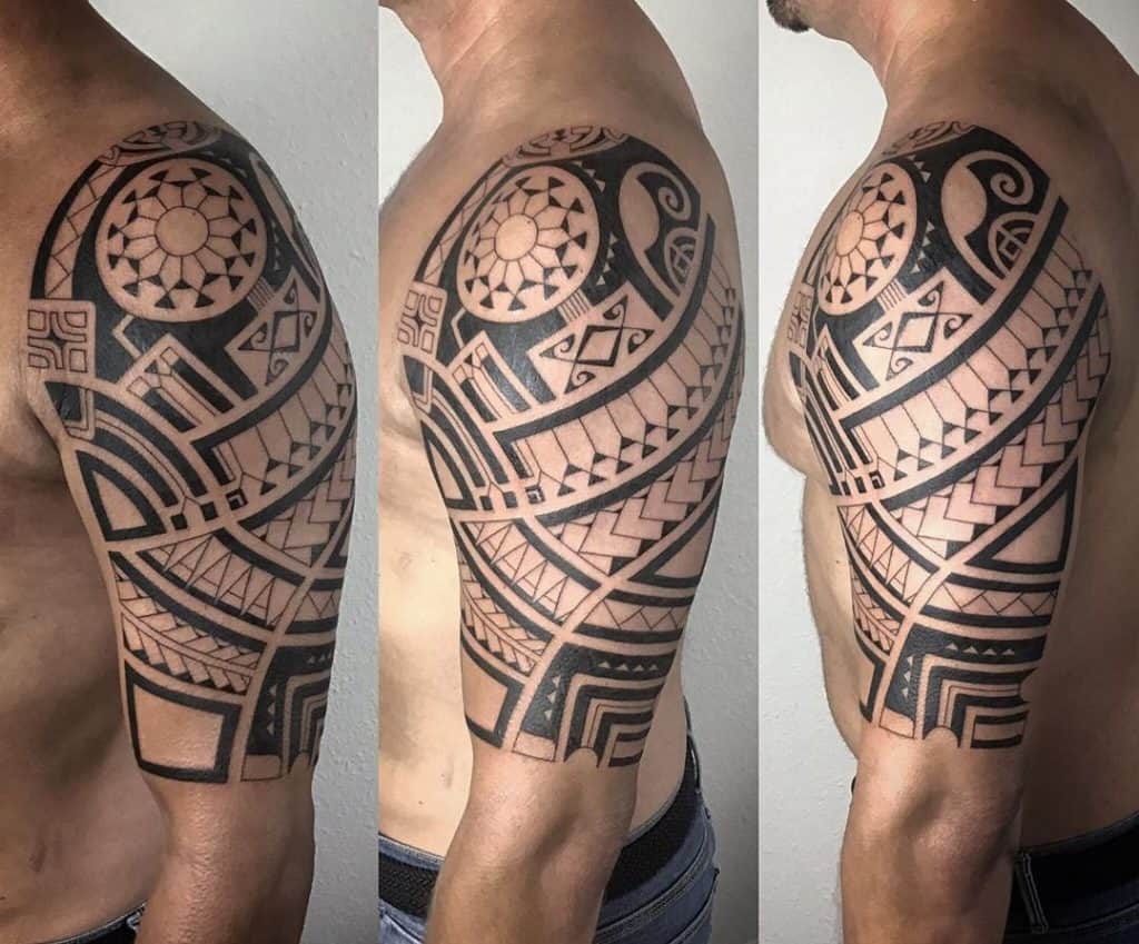 Tribal Tattoo on The Upper Arm
