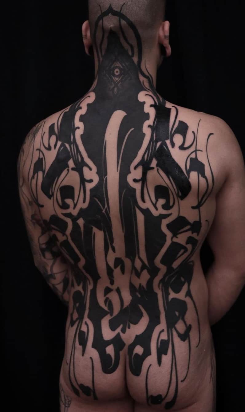 Black-work Tattoos: Meanings, Tattoo Designs & Ideas