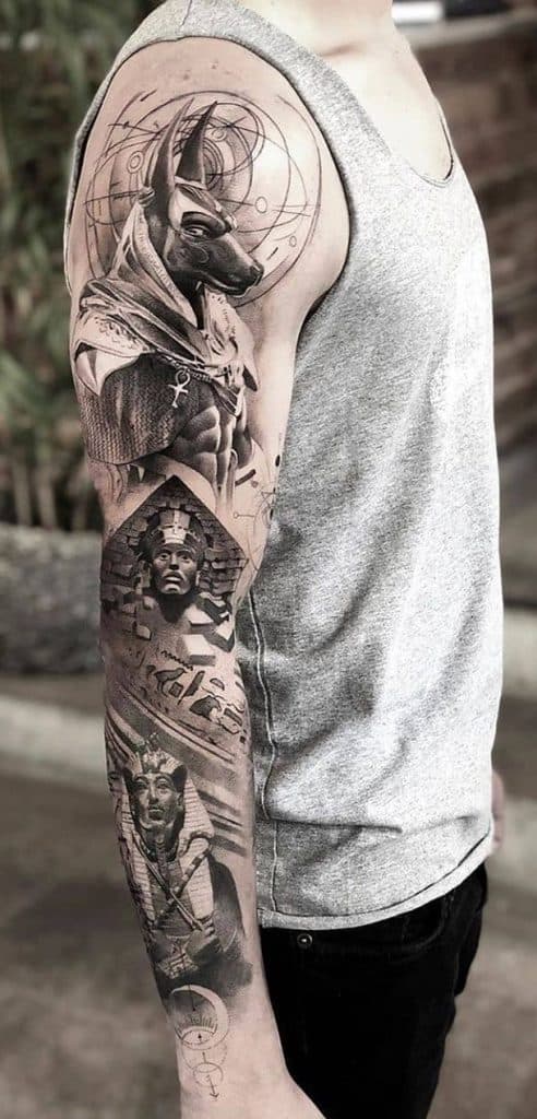 Anubis Tattoos: Meanings, Tattoo Designs & Ideas