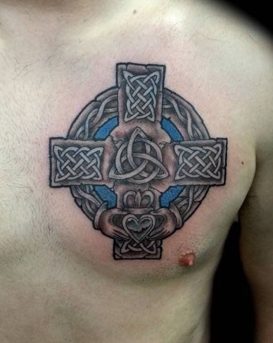 Celtic Tattoo on Chest