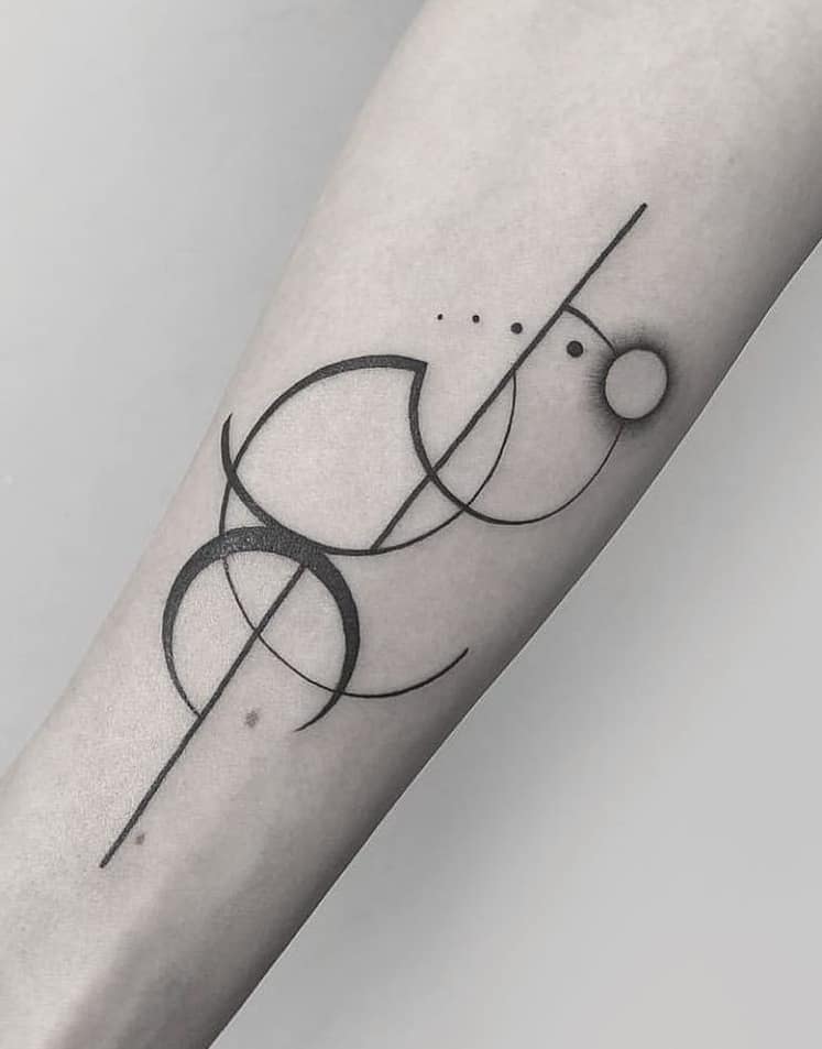 Feminine Geometric Tattoo