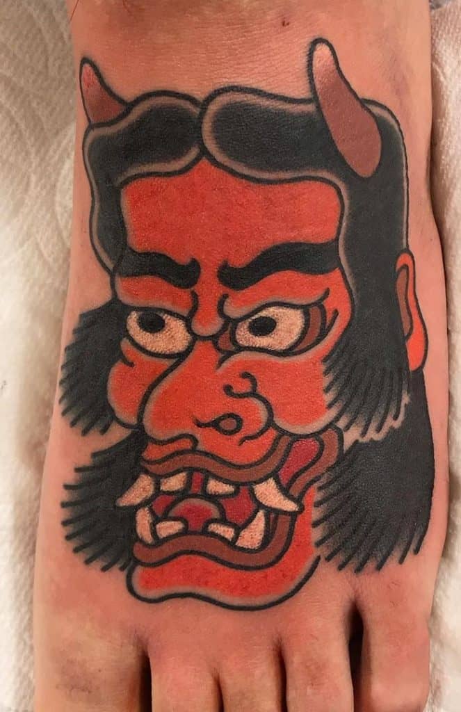 Japanese Tattoo on Foot