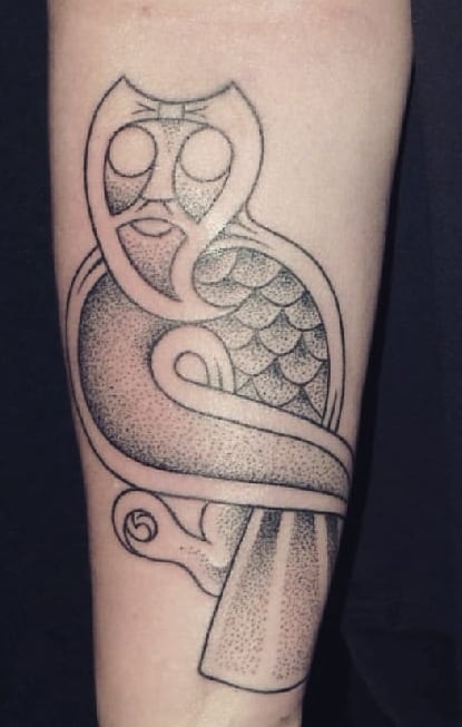 Loki Bird Tattoo