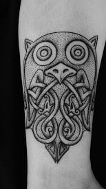 Norse Owl Tattoo