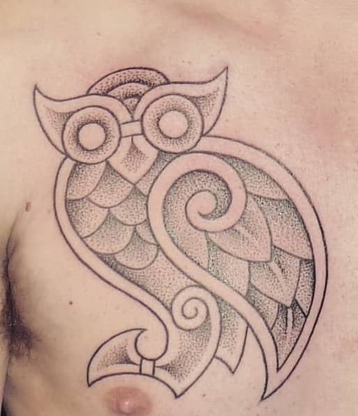 Norse Owl Tattoo