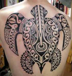 Tribal Sea Turtle Tattoo
